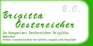 brigitta oestereicher business card